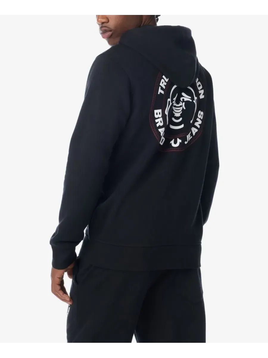 Худи с капюшоном, с длинным рукавом, на молнии True Religion