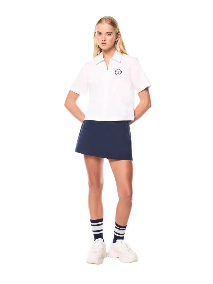 Юбка с защипами сзади Piano Skirt Sergio Tacchini — изображение 1 из 5, синий
