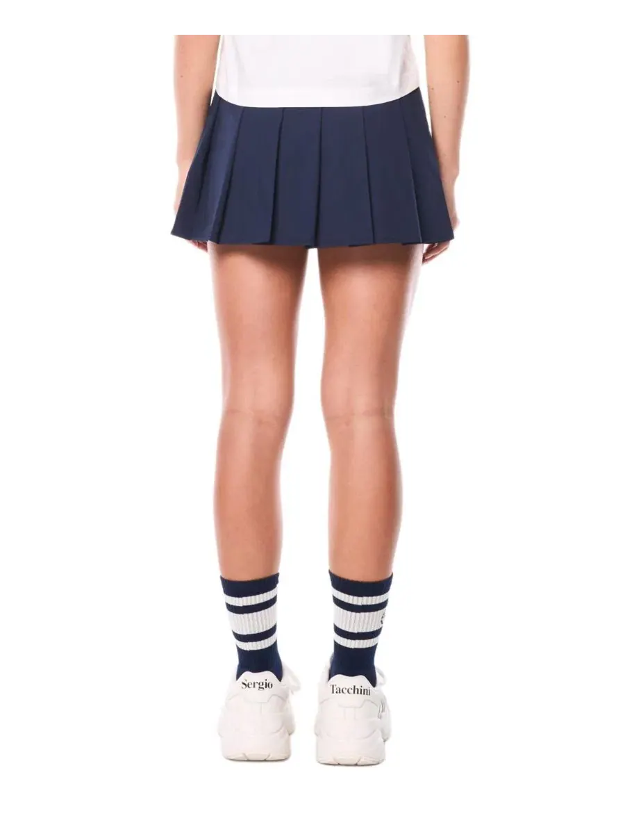 Юбка с защипами сзади Piano Skirt Sergio Tacchini — изображение 3 из 5, синий