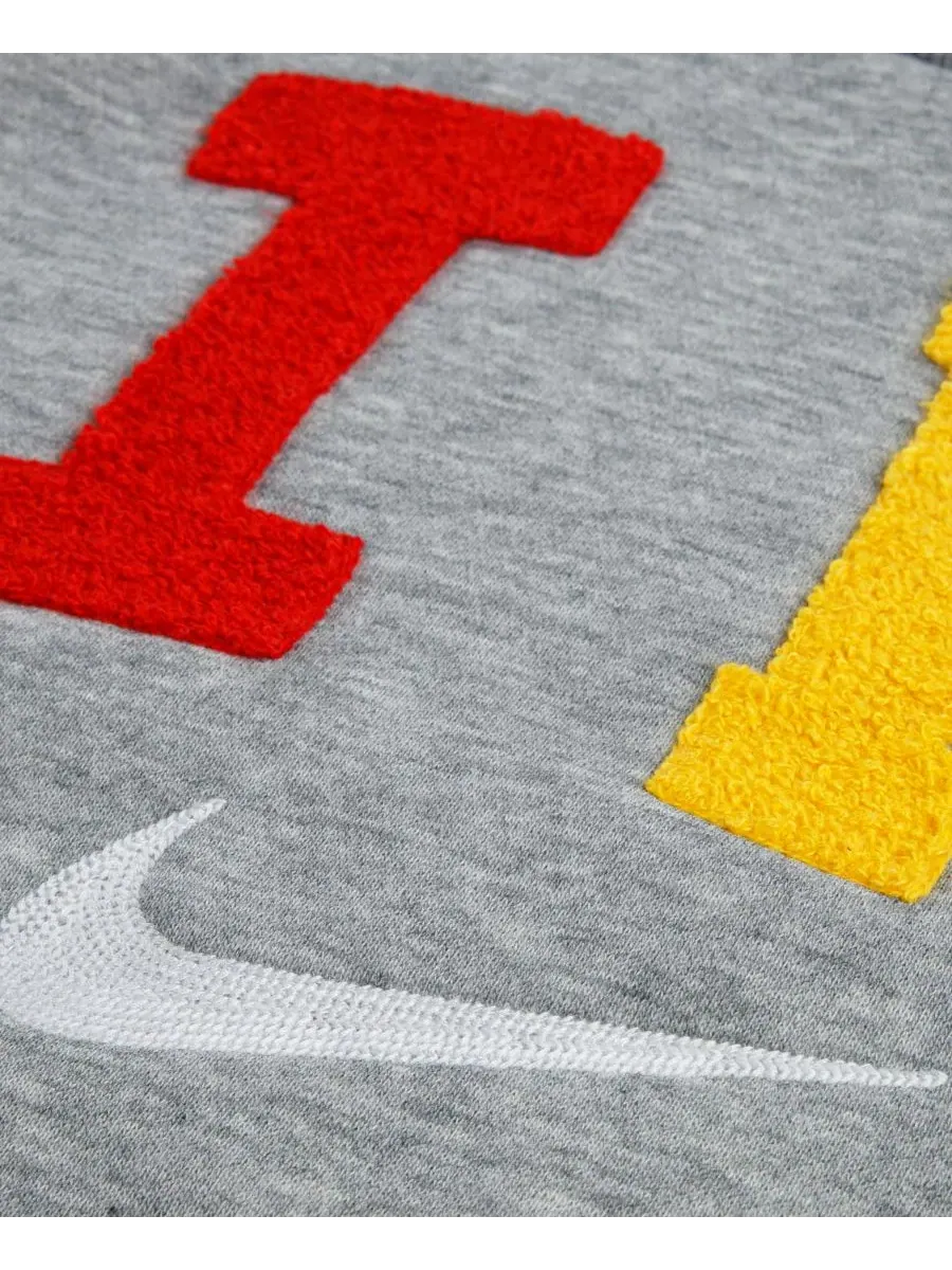 Комплект из футера с флисом, свитшот и джоггеры Nike — изображение 3 из 3, темный серый