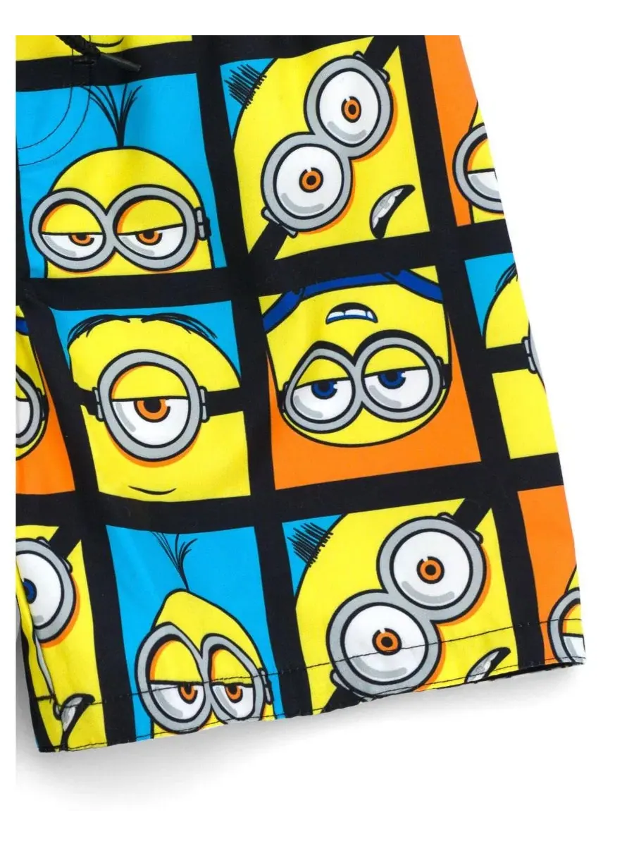 Плавки с принтом Minions — изображение 3 из 3, синий оранжевый желтый
