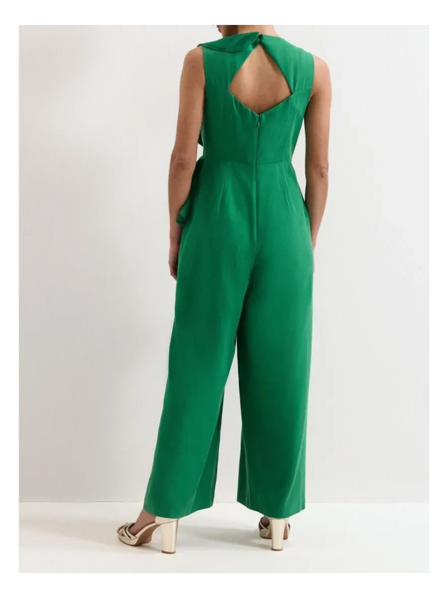 Комбинезон с воланами Jillian Wide Leg Phase Eight — изображение 7 из 7, зеленый