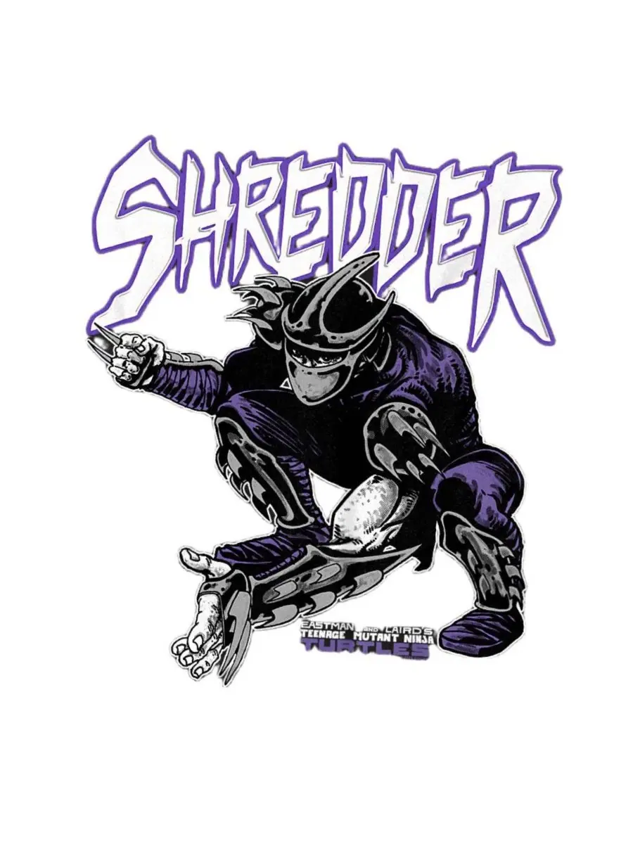 Футболка с принтом Shredder Teenage Mutant Ninja Turtles — изображение 3 из 3, черный