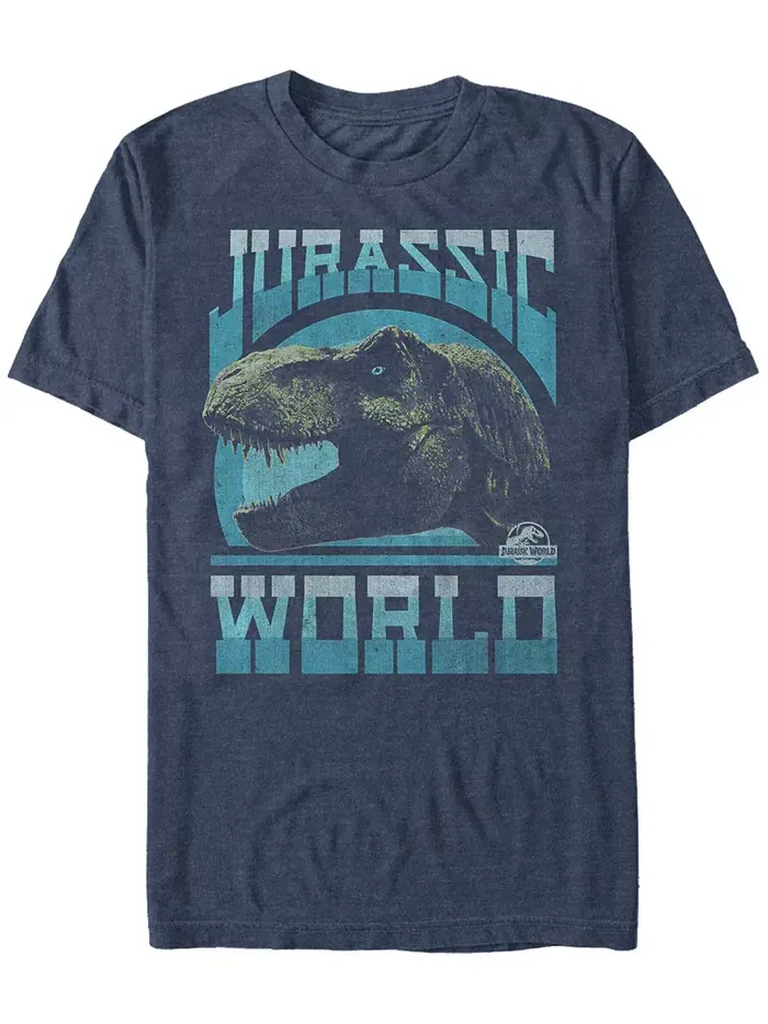 Футболка мужская с коротким рукавом Jurassic World Fallen Kingdom Vintage-Like Profile T-Rex Fifth — изображение 1 из 1