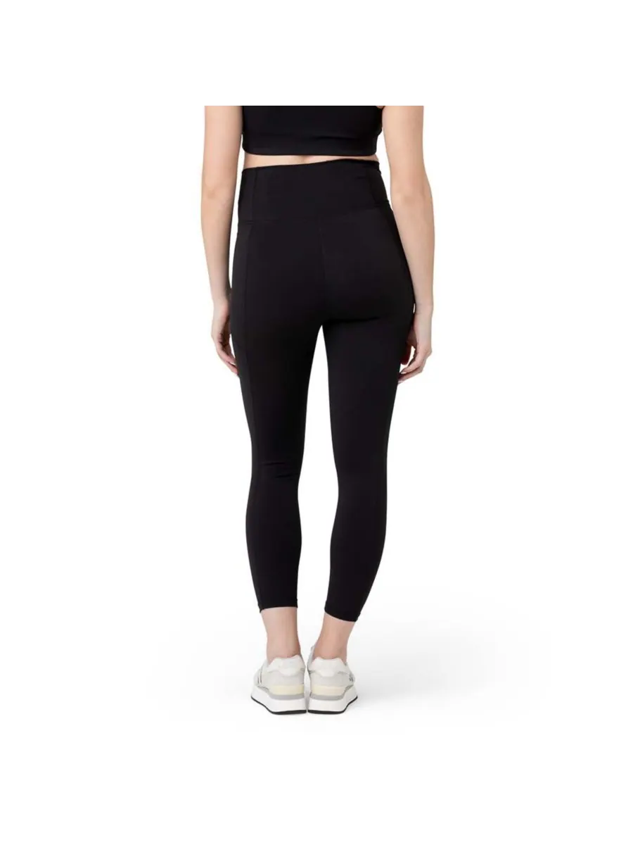 Леггинсы для беременных Ripe Tempo Active Crop Legging, черные Ripe Maternity — изображение 2 из 3, черный