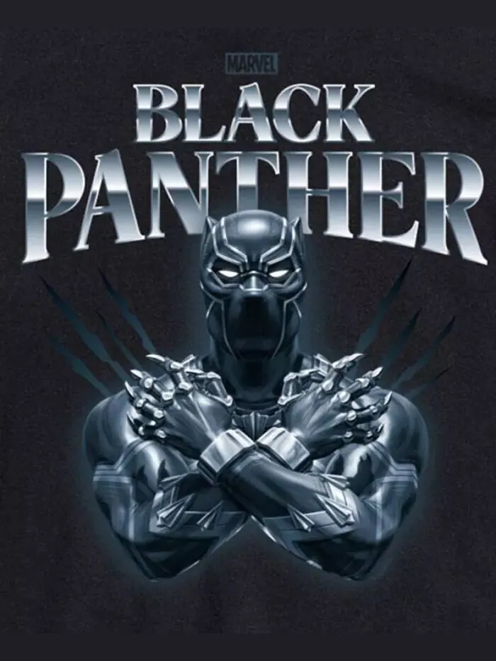 Мужская футболка с коротким рукавом Black Panther AIRWAVES — изображение 3 из 3, черный