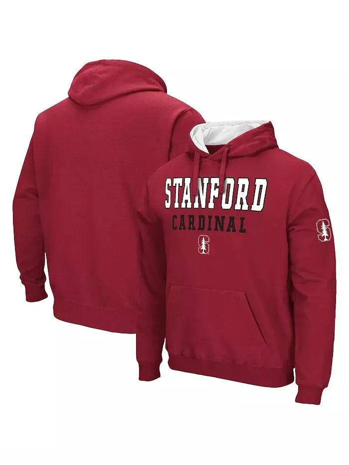 Мужская толстовка с капюшоном Stanford Cardinal Sunrise Colosseum — изображение 1 из 5, красный
