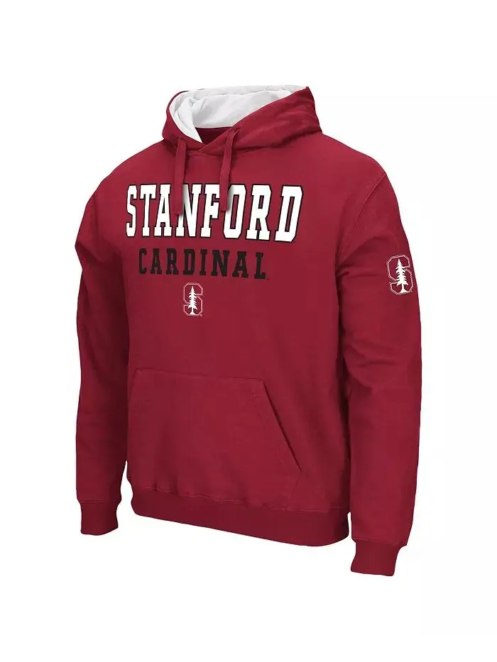 Мужская толстовка с капюшоном Stanford Cardinal Sunrise Colosseum — изображение 2 из 5, красный