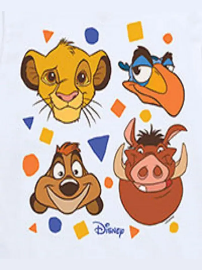 Футболка с принтом Disney для мальчиков старшего возраста Lion King — изображение 3 из 3, белый