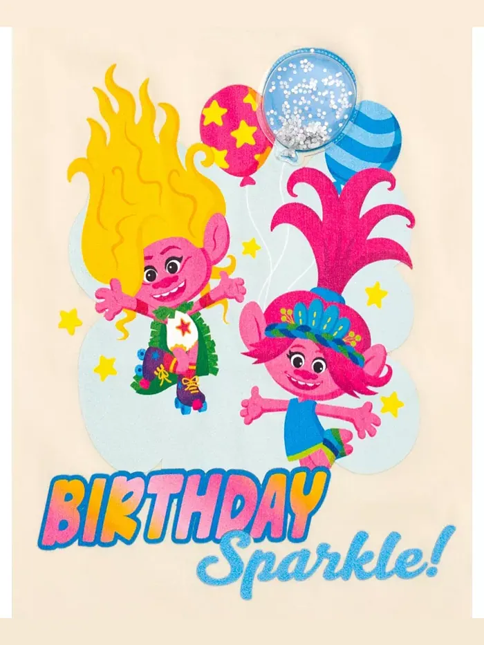 Футболка DreamWorks Trolls — изображение 2 из 4, белый