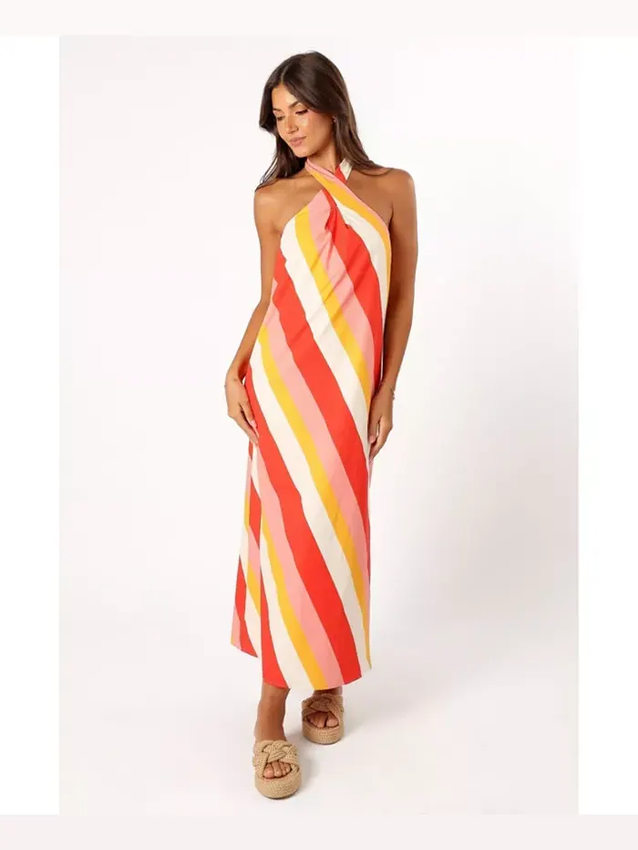 Женское платье Sabbia Maxi Petal and Pup — изображение 1 из 3, красный
