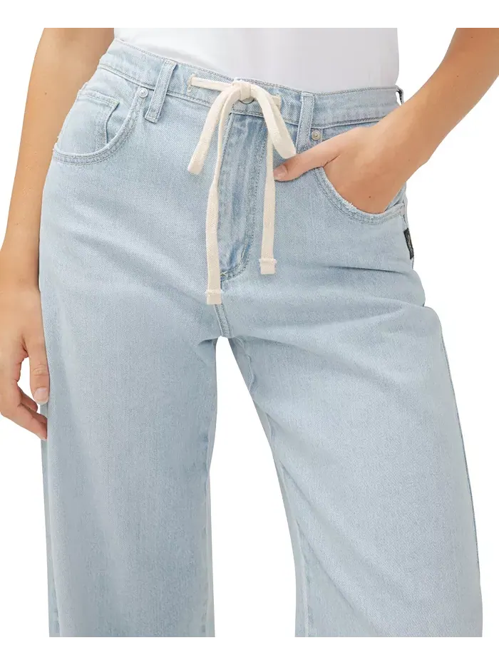 Женские джинсы Be Easy Straight Leg с завязками Silver Jeans Co. — изображение 4 из 5, синий
