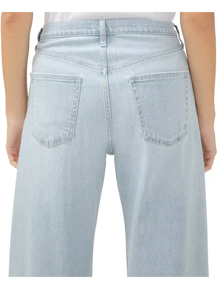 Женские джинсы Be Easy Straight Leg с завязками Silver Jeans Co. — изображение 5 из 5, синий