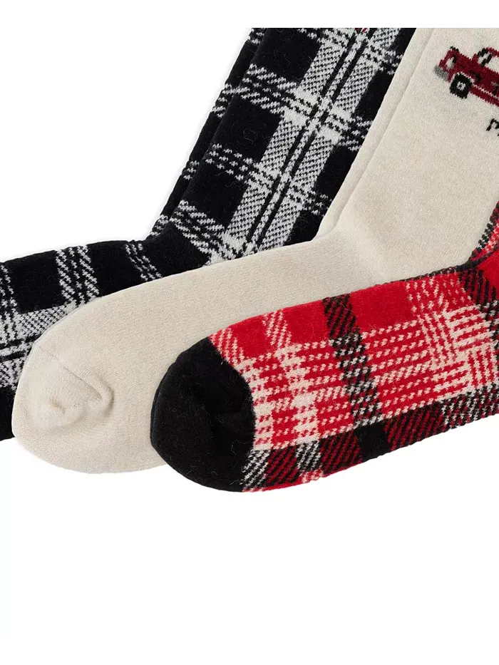 Мужской подарочный набор из 3 пар носков Truck Shirting Plaids Polo Ralph Lauren — изображение 5 из 6, красный