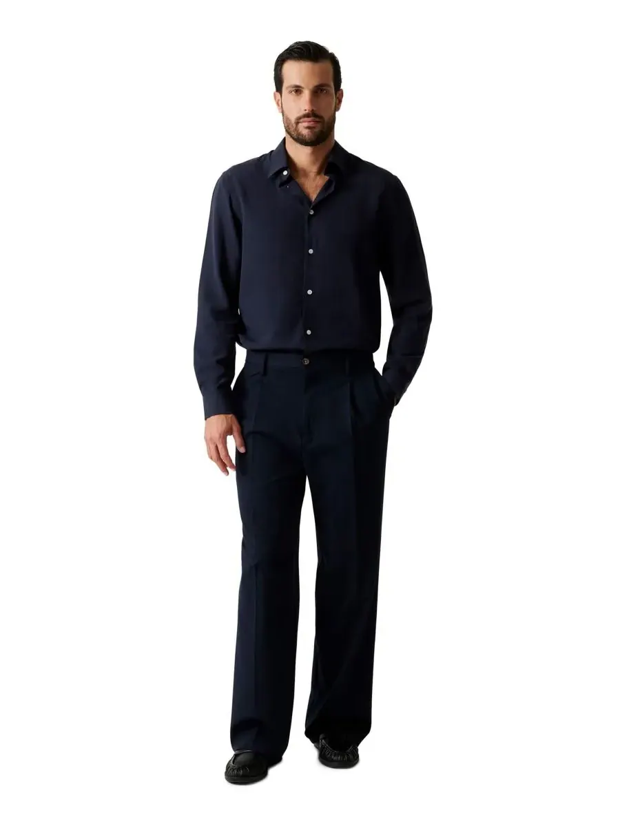 Мужские брюки Tyler Dressy Pants GUESS — изображение 2 из 3, темно-синий