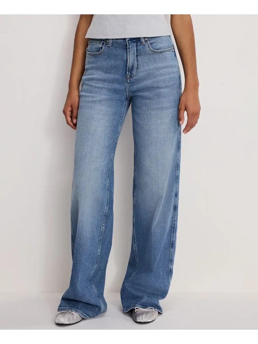 Женские джинсы Skate Wide Leg Good American — изображение 1 из 4, синий