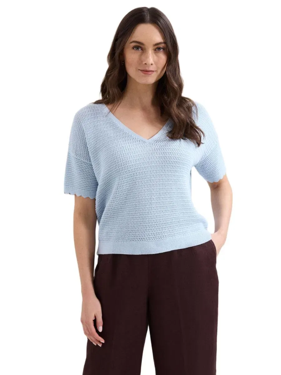 Женский джемпер Amira Texture Phase Eight — изображение 1 из 8, синий