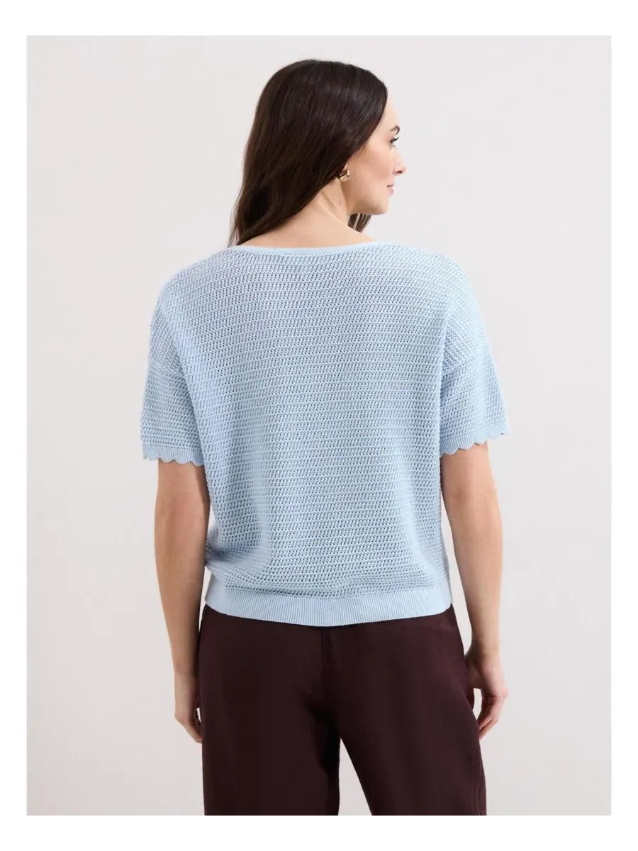 Женский джемпер Amira Texture Phase Eight — изображение 4 из 8, синий