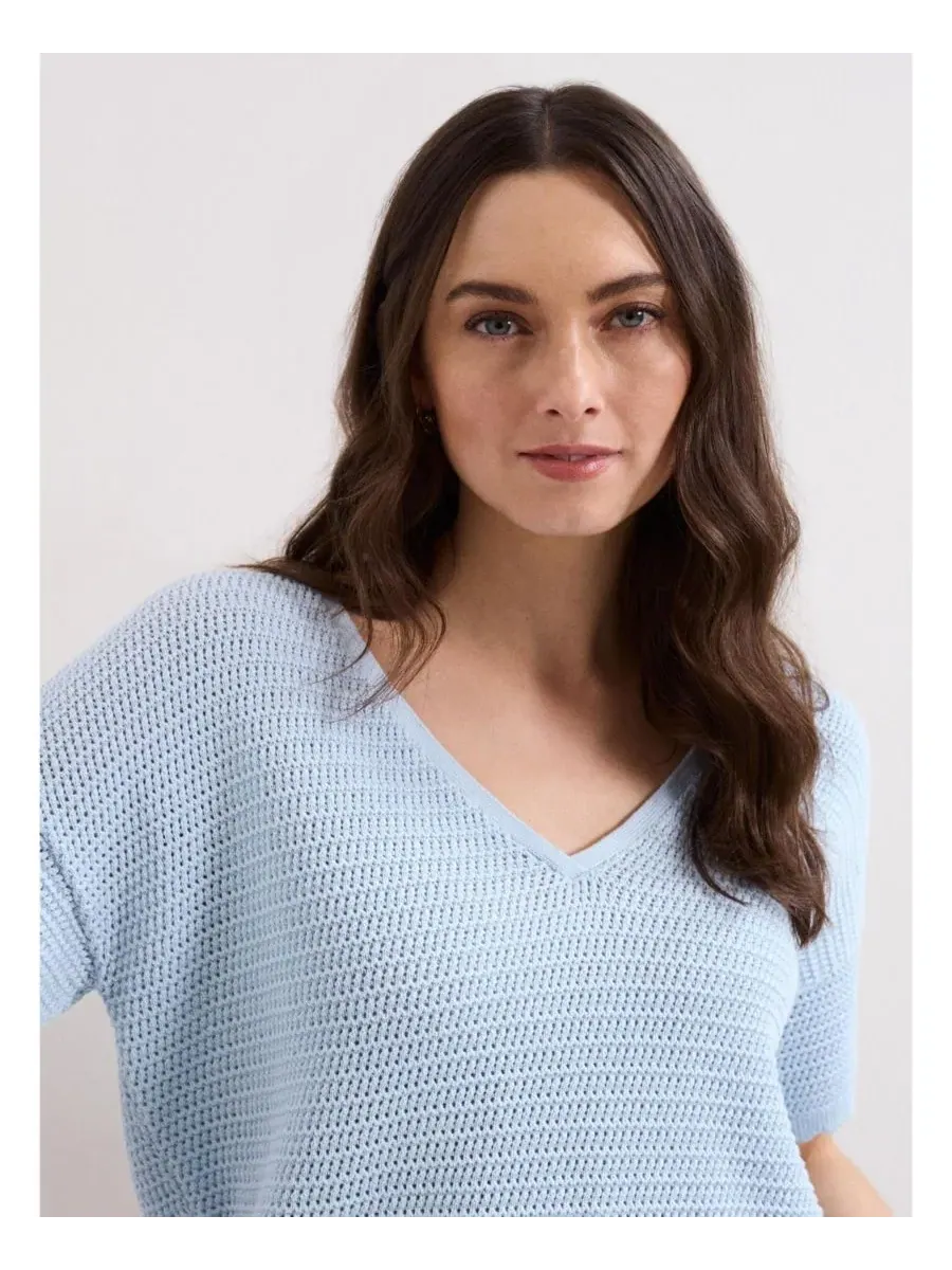Женский джемпер Amira Texture Phase Eight — изображение 5 из 8, синий