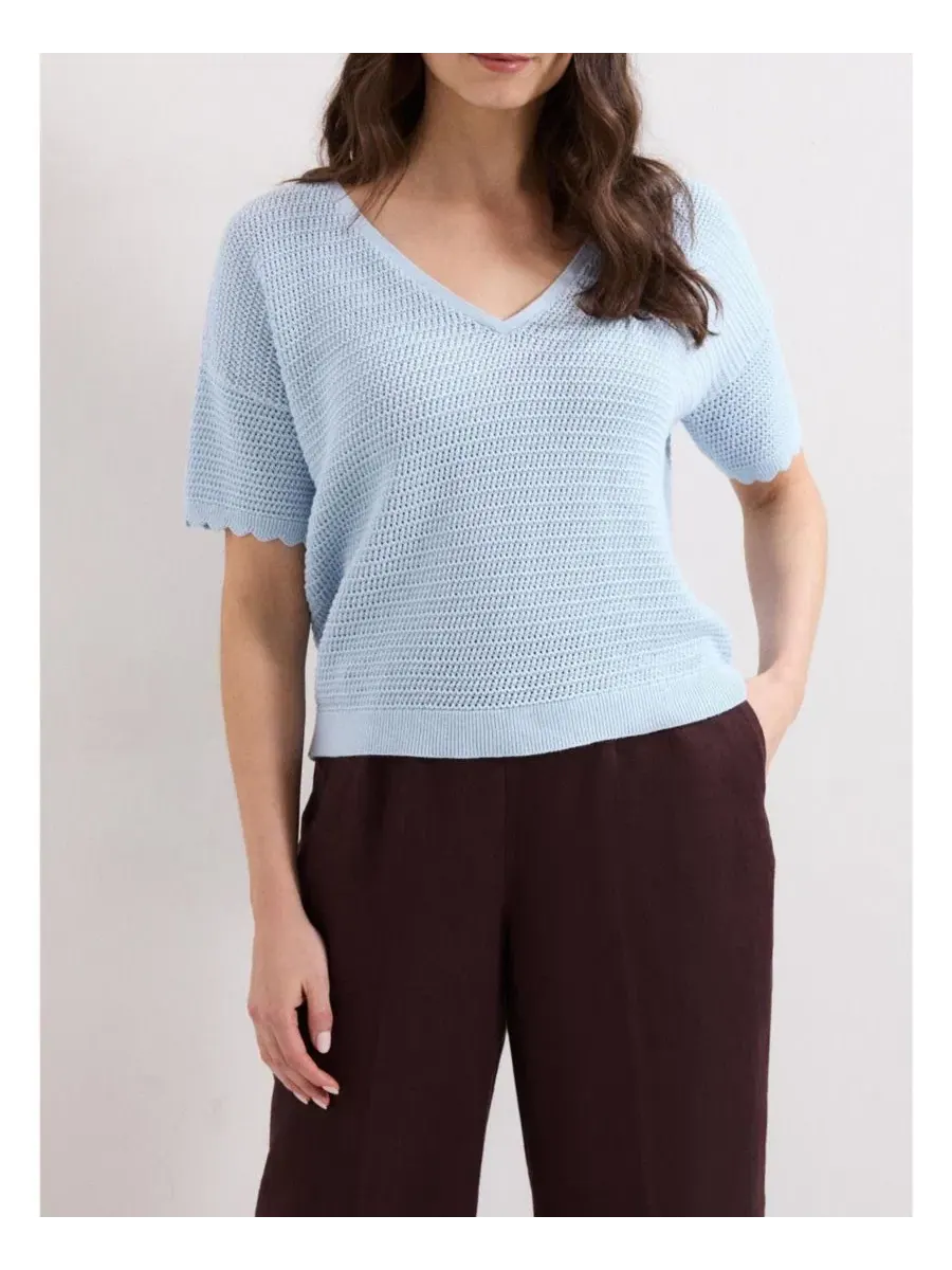 Женский джемпер Amira Texture Phase Eight — изображение 7 из 8, синий