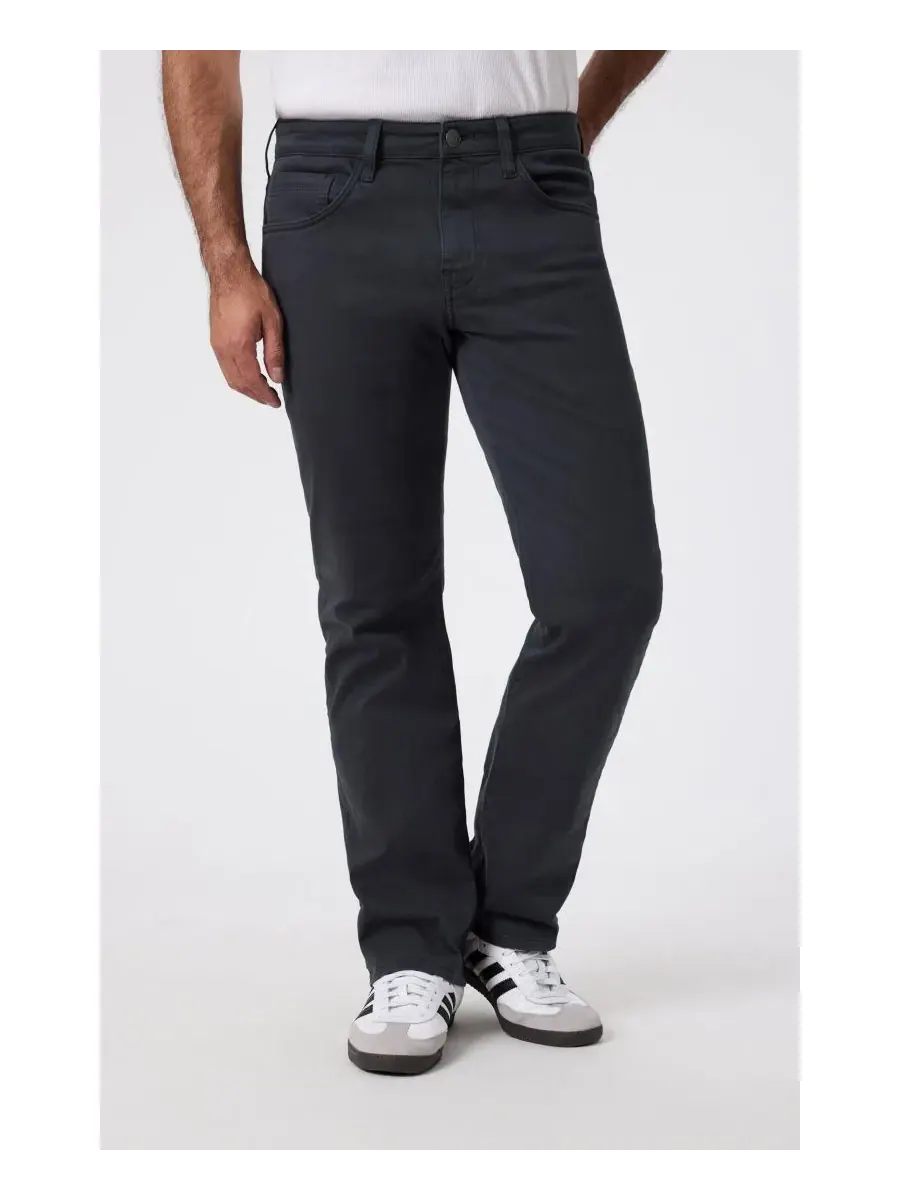 Mavi Jeans Мужские матовые брюки прямого кроя, антрацитового цвета, повседневная саржевая ткань — изображение 1 из 6
