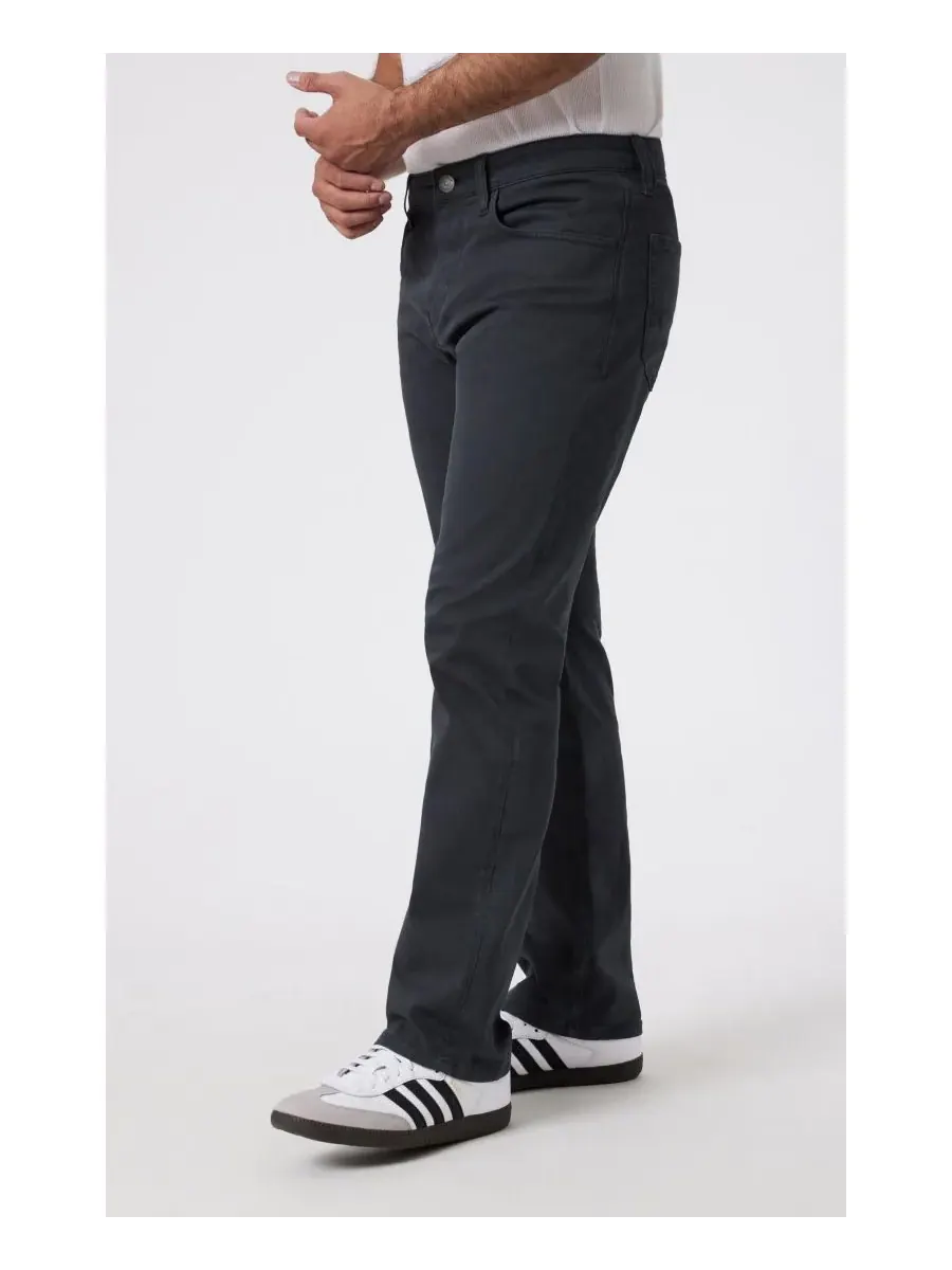 Mavi Jeans Мужские матовые брюки прямого кроя, антрацитового цвета, повседневная саржевая ткань — изображение 3 из 6