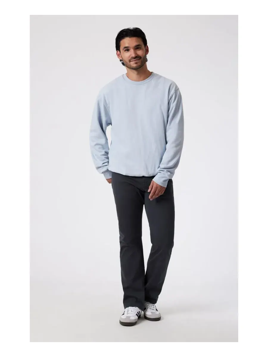 Mavi Jeans Мужские матовые брюки прямого кроя, антрацитового цвета, повседневная саржевая ткань — изображение 5 из 6
