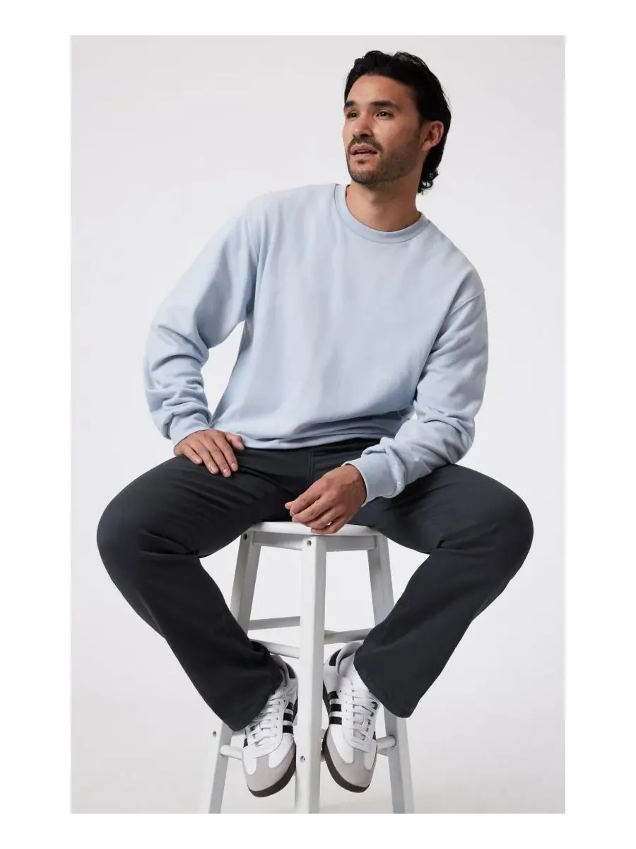 Mavi Jeans Мужские матовые брюки прямого кроя, антрацитового цвета, повседневная саржевая ткань — изображение 6 из 6