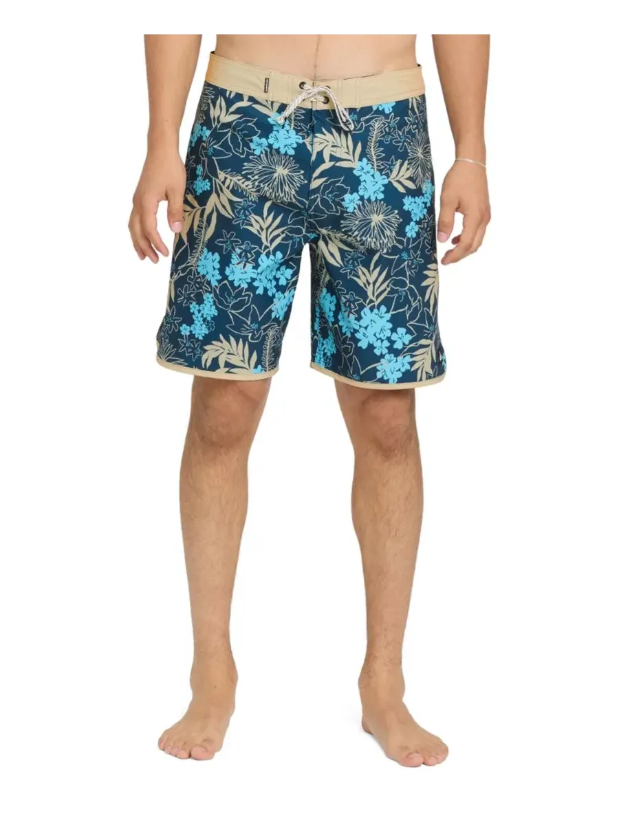 Мужские плавательные шорты Jetty Bloom с принтом Quiksilver
