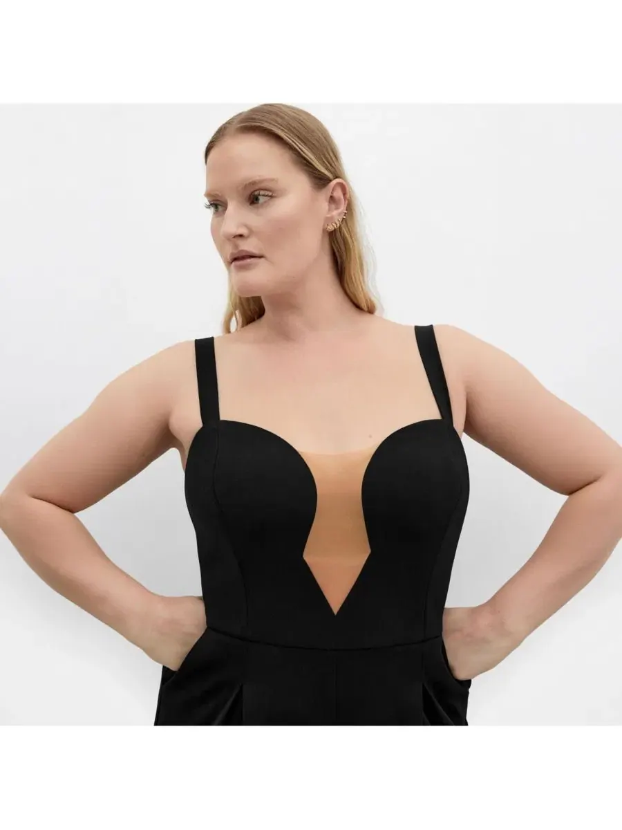 Женский комбинезон Flaunt It CITY CHIC — изображение 3 из 5, черный