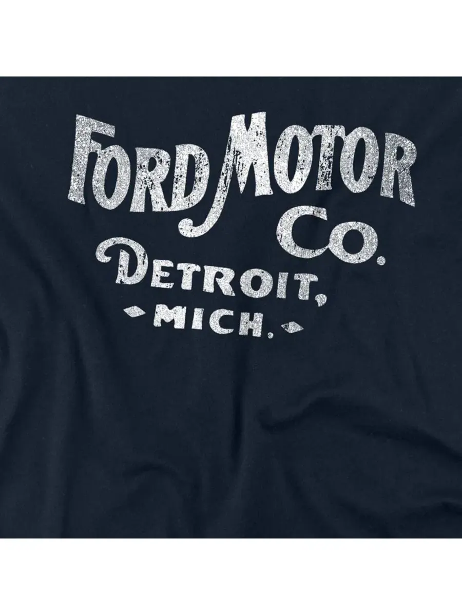 Футболка с принтом Ford Motor Co Logovision — изображение 2 из 3, темно-синий