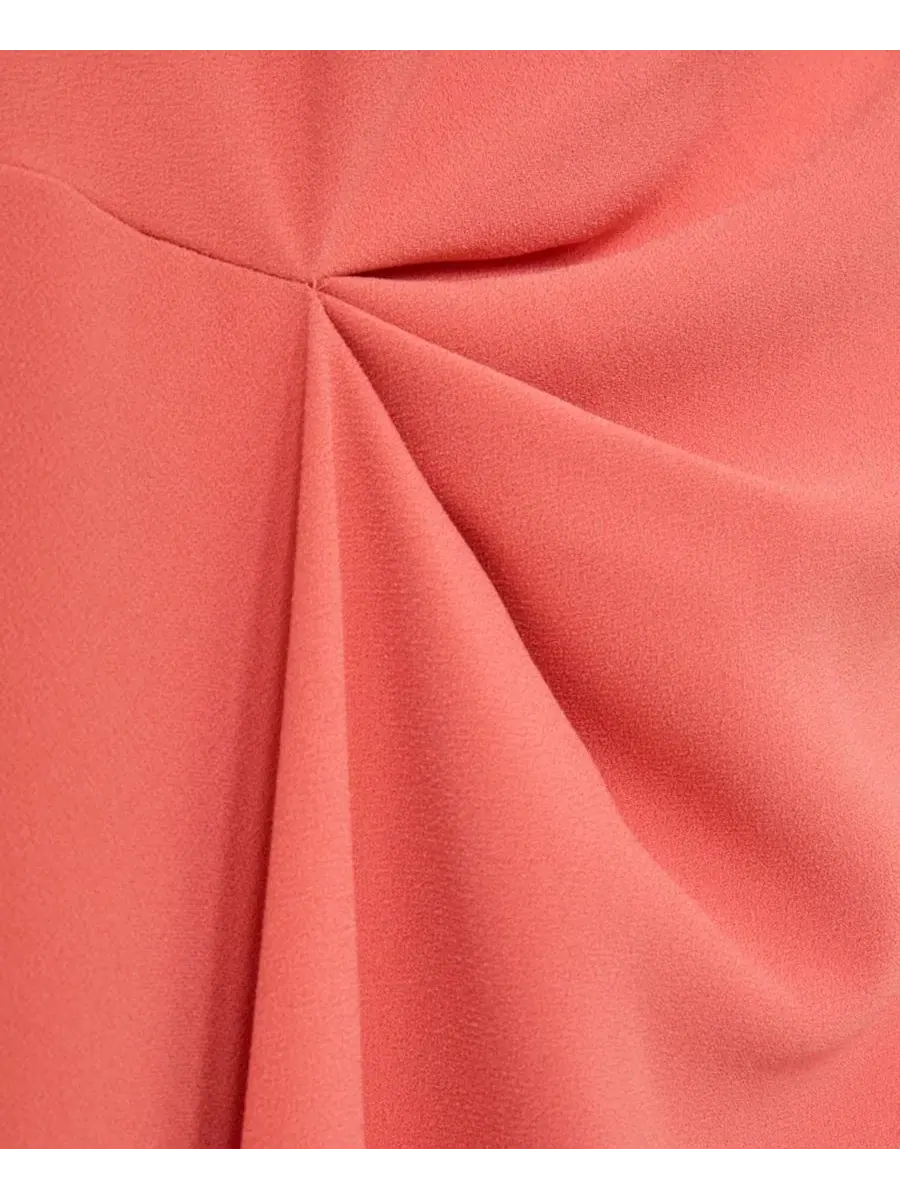 Платье-миди Dorota Drape Detail REISS — изображение 4 из 5, розовый