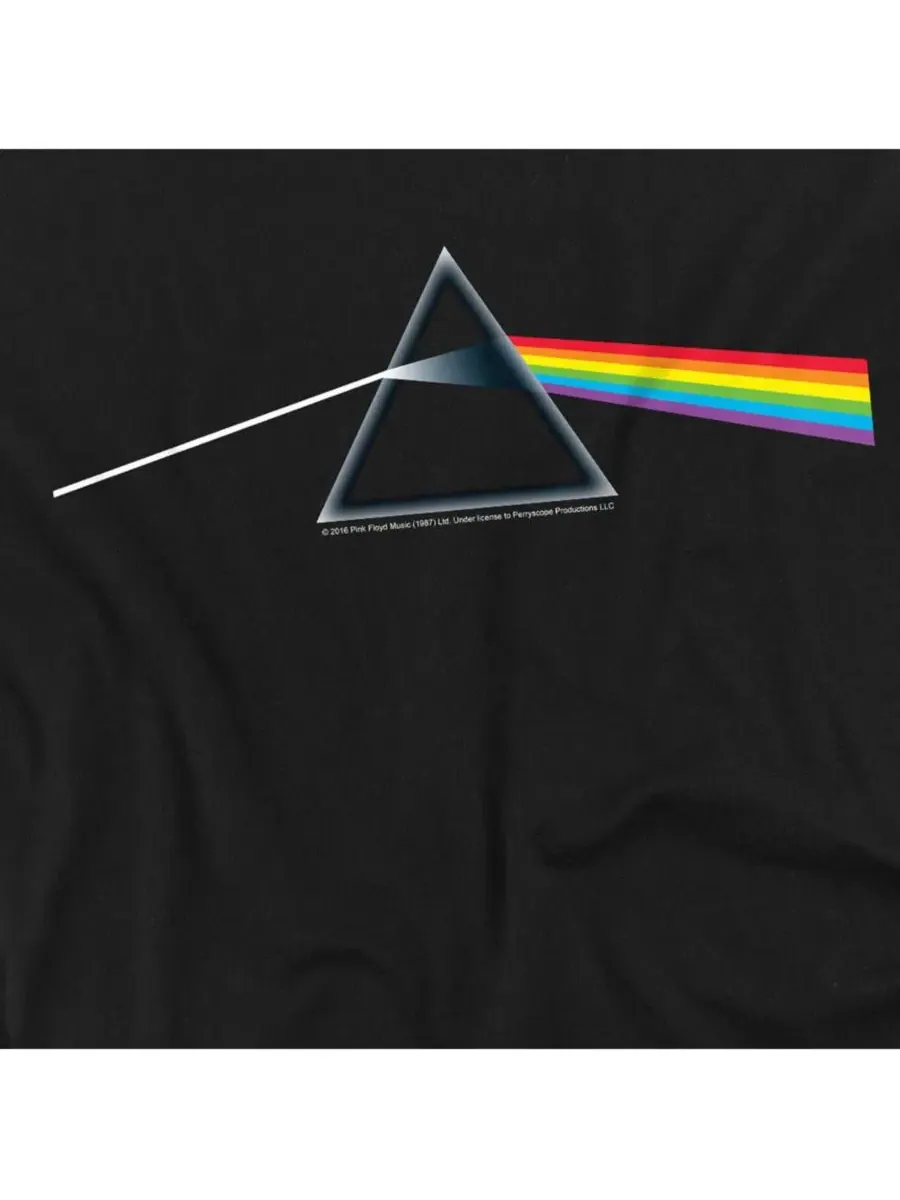 Футболка с принтом Dark Side Of The Moon Pink Floyd — изображение 3 из 3, черный