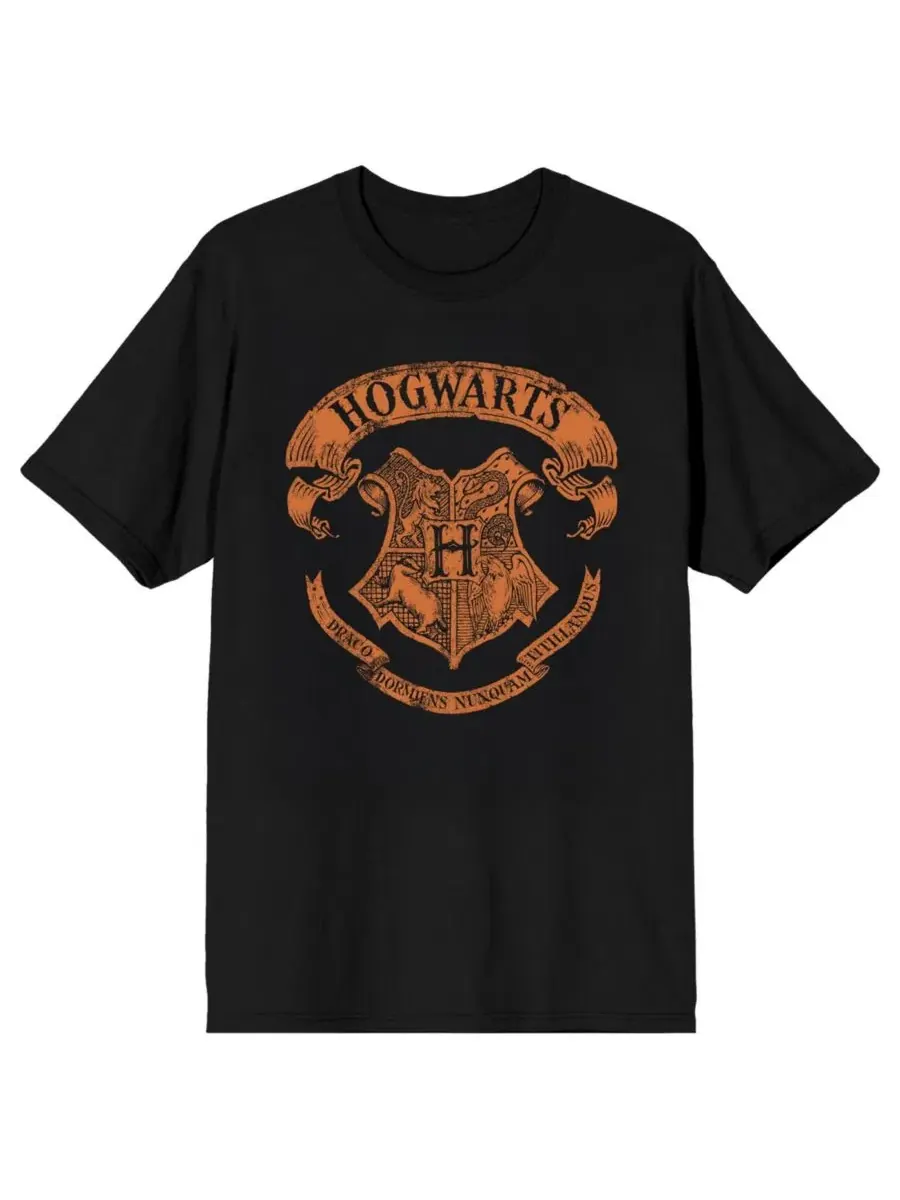 Футболка с коротким рукавом Hogwarts Seal Harry Potter — изображение 1 из 3, черный