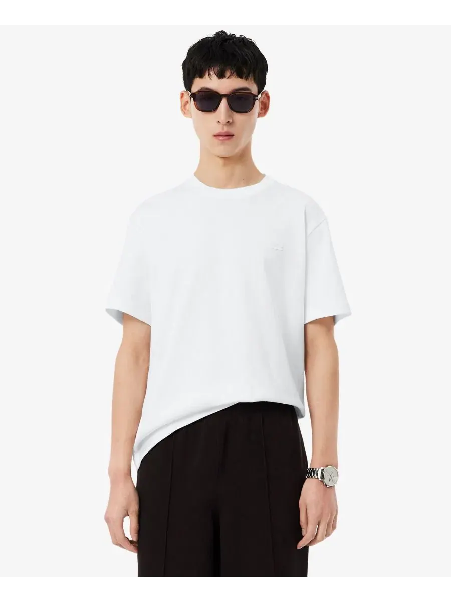 Футболка с принтом Lacoste — изображение 1 из 6, белый