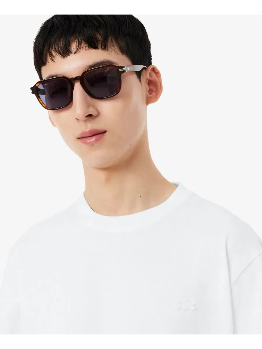 Футболка с принтом Lacoste — изображение 3 из 6, белый