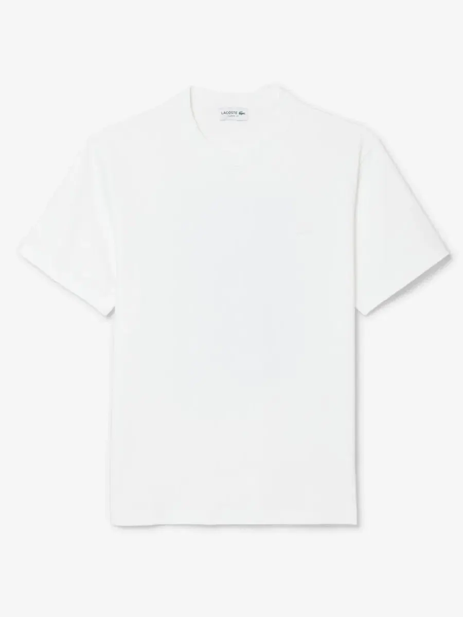 Футболка с принтом Lacoste — изображение 5 из 6, белый