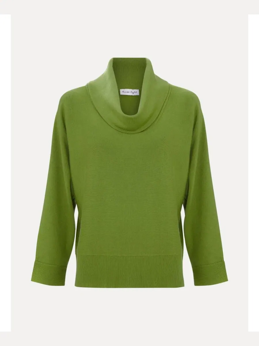 Женский джемпер Rosalie Cowl Jumper Phase Eight — изображение 8 из 8, зеленый