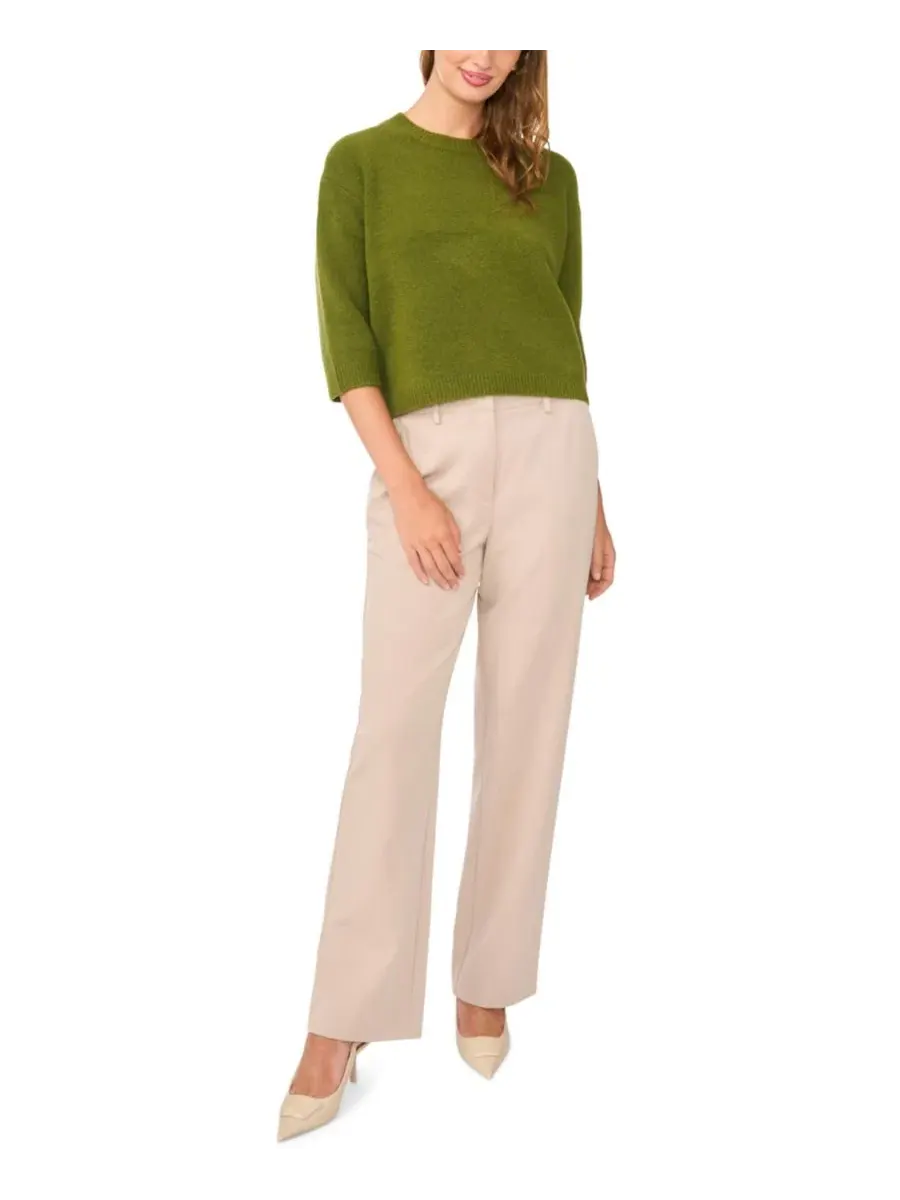 Свитер женский с воротником-хомутом и рукавом 3/4 Vince Camuto, Pesto — изображение 2 из 6