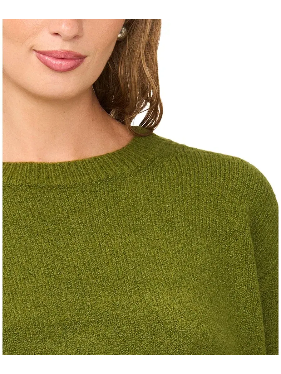 Свитер женский с воротником-хомутом и рукавом 3/4 Vince Camuto, Pesto — изображение 3 из 6