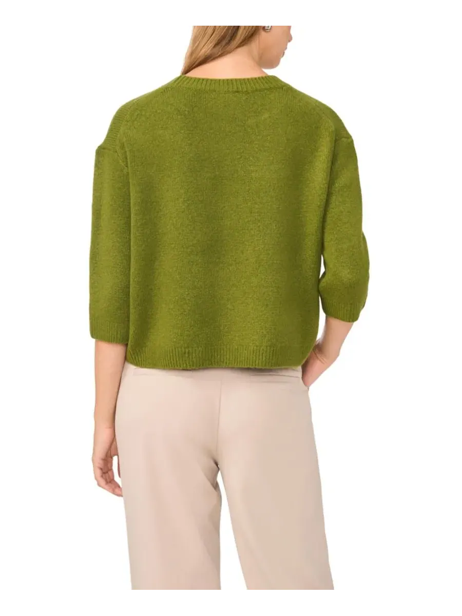 Свитер женский с воротником-хомутом и рукавом 3/4 Vince Camuto, Pesto — изображение 4 из 6