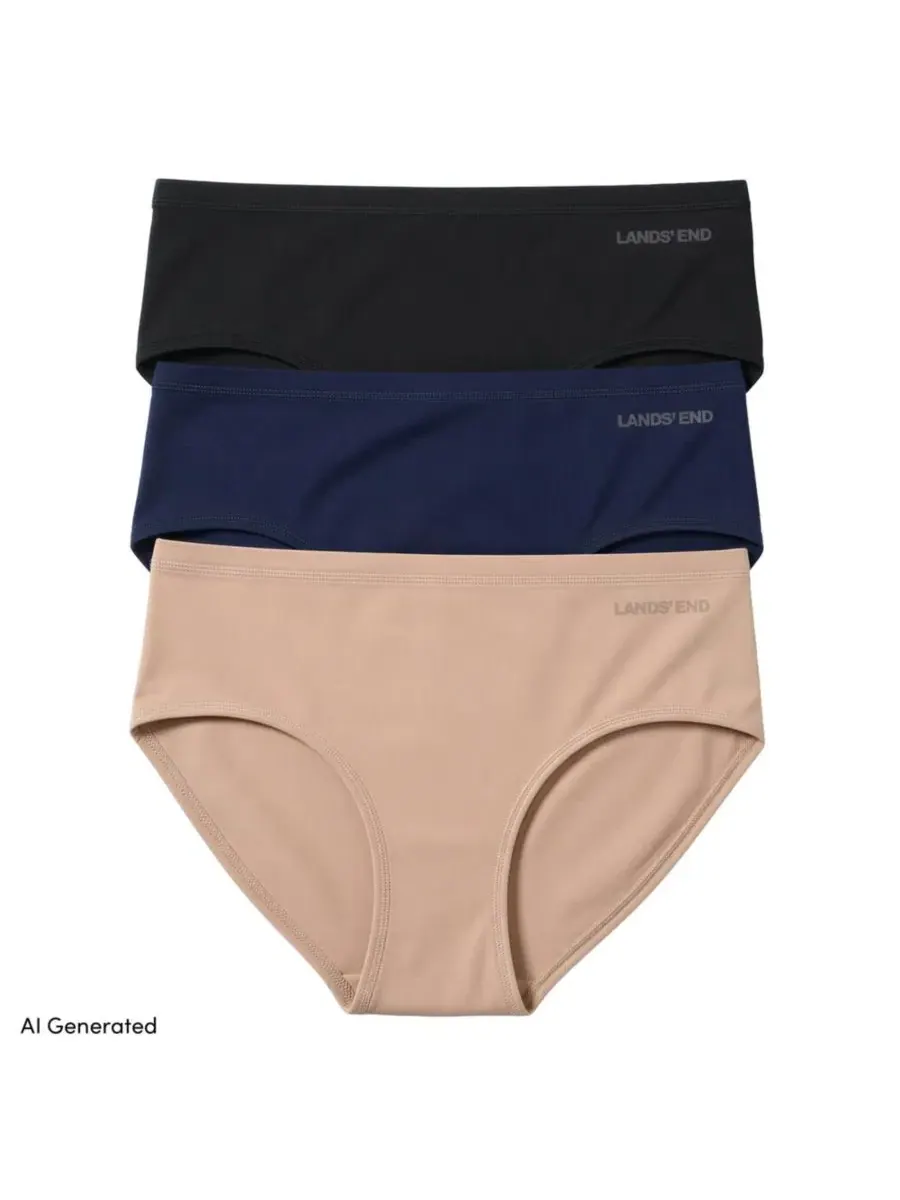 Комплект трусов-слипов из микрофибры True Solutions Light Weight Microfiber Basics 3 Pack Lands' End — изображение 1 из 4