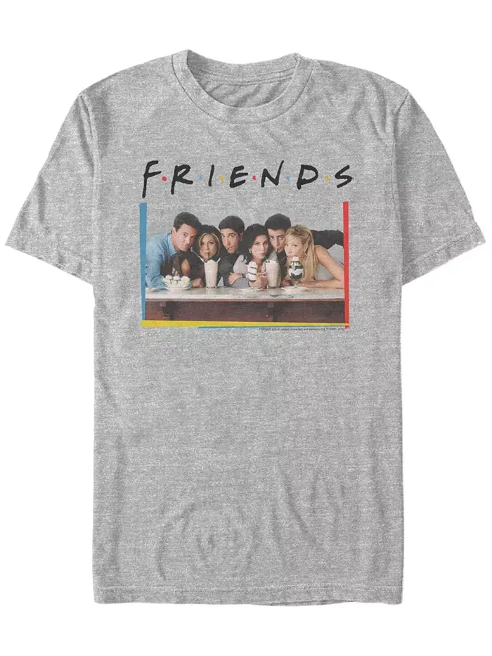 Мужская футболка с коротким рукавом Friends Friends Diner Fifth Sun — изображение 1 из 1, приглушенный