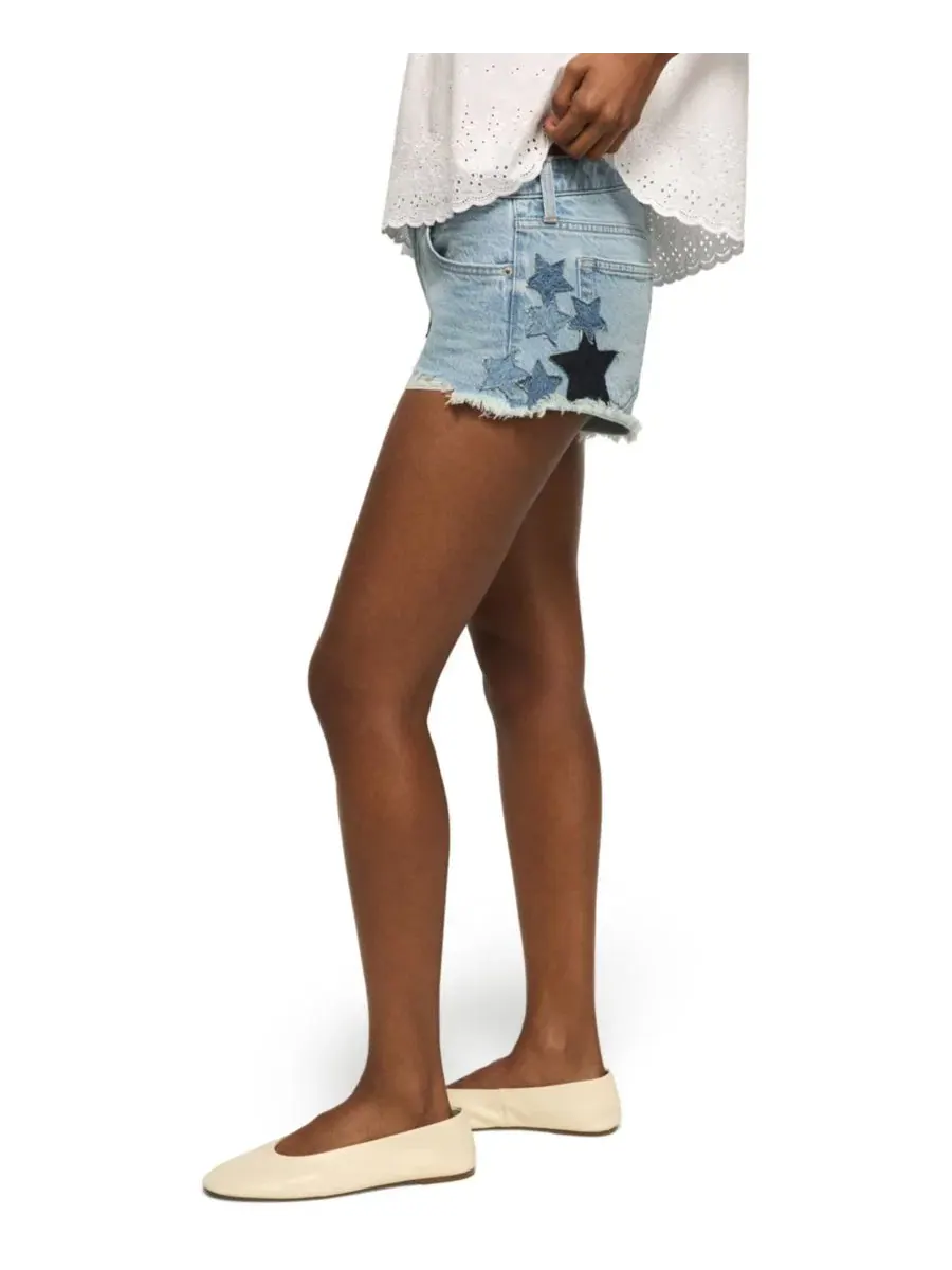 Женские шорты Legend Mid-Rise Festival Shorts Lucky Brand — изображение 3 из 5, синий