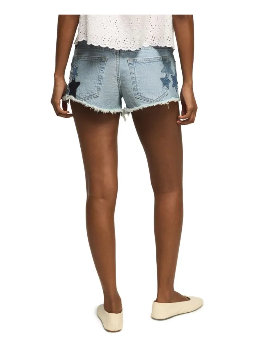 Женские шорты Legend Mid-Rise Festival Shorts Lucky Brand — изображение 5 из 5, синий