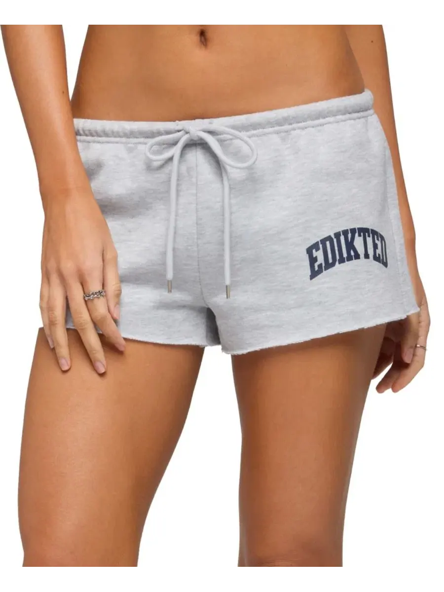Женские спортивные микрошорты Sporty Babe Edikted — изображение 1 из 5, серый