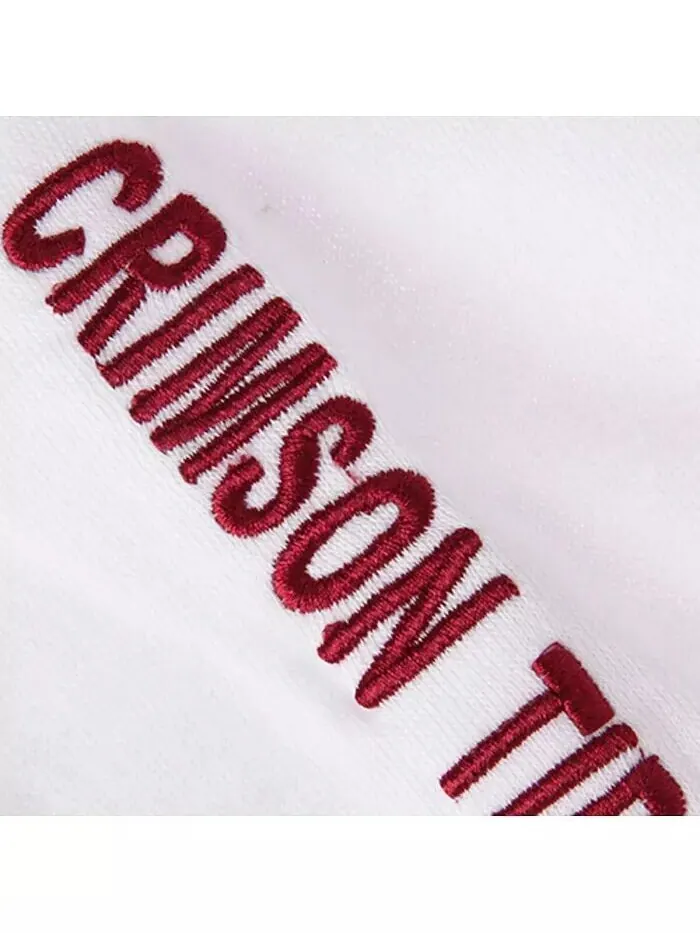 Женский белый пуловер с капюшоном Alabama Crimson Tide Arch и Logo 1 Colosseum — изображение 2 из 3