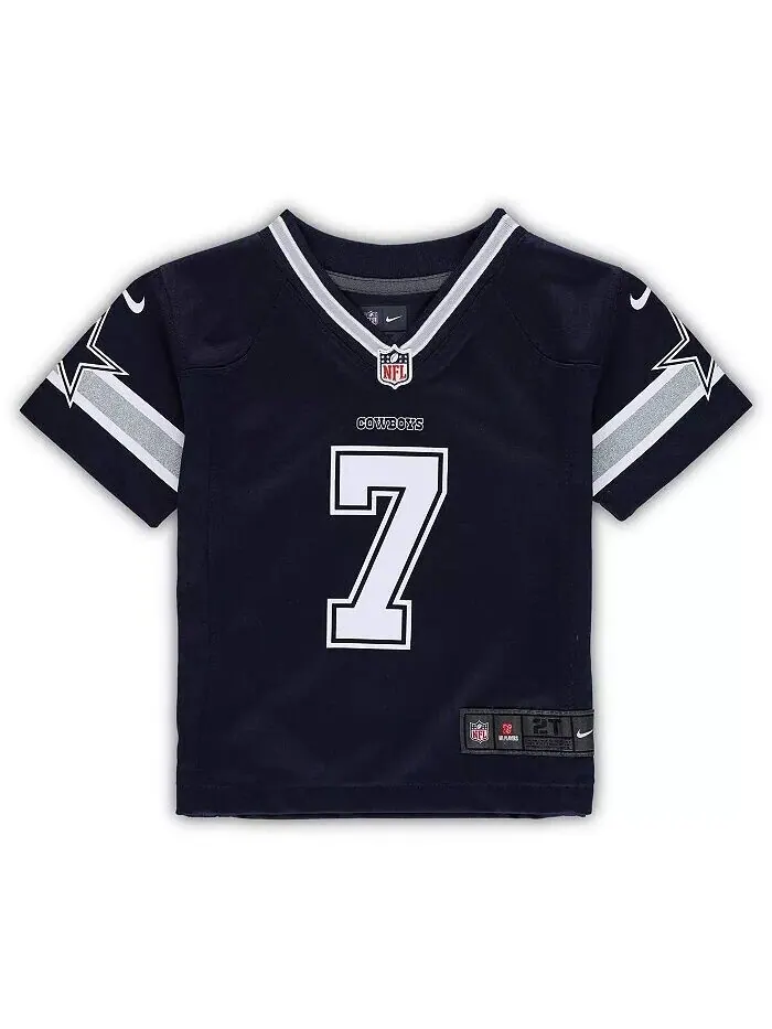 Джерси для мальчиков и девочек Trevon Diggs темно-синего цвета Dallas Cowboys Game Jersey Nike — изображение 3 из 3