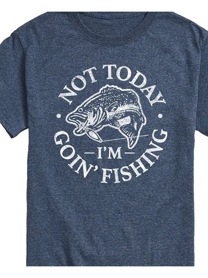 Мужская футболка с коротким рукавом Not Today Going Fishing AIRWAVES — изображение 2 из 3, синий
