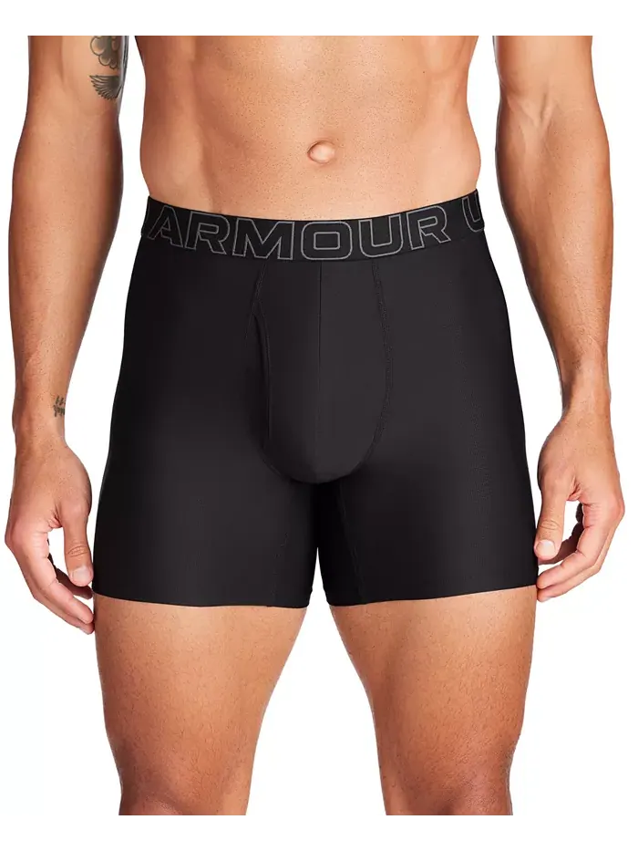 Комплект трусов Under Armour Performance Tech Mesh 6" — изображение 2 из 3, черный
